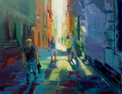 ulrikebahl-malerei-Barcelona-Gasse2